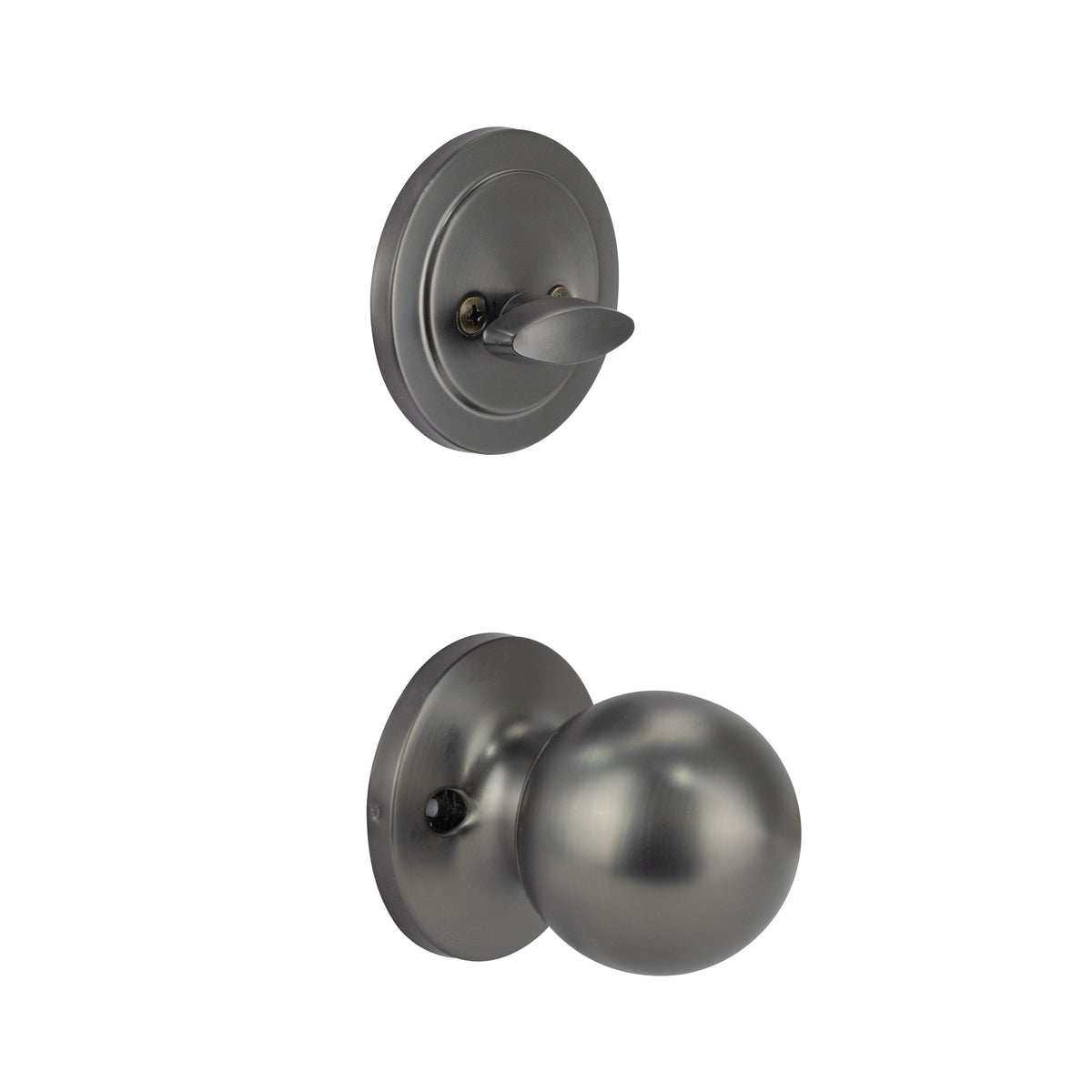 Yale Cerradura Gatillo San Cristóbal Tuxtla GunMetal | Llave-Mariposa | Cerrojo Antisegueta 1" | Cilindro Latón 5 Pernos (Copia)