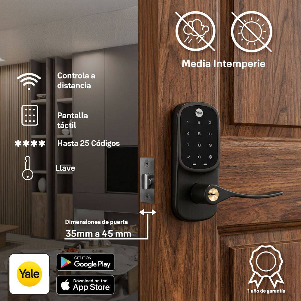 Cerradura Yale YRL226 con opción a Wi-Fi
