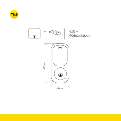 Cerradura YRD226 con Wi-Fi hub y módulo incluido