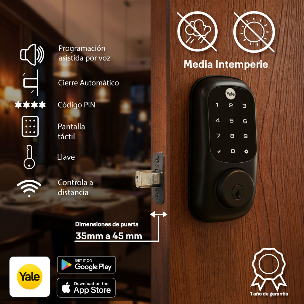 Cerradura YRD226 con Wi-Fi hub y módulo incluido