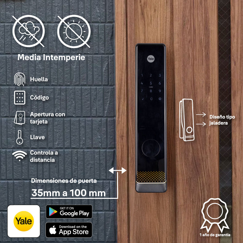Cerradura Gemini con Wi-Fi integrado, hub incluido