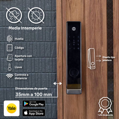 Cerradura Gemini con Wi-Fi integrado, hub incluido