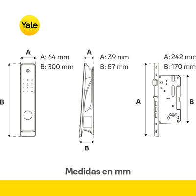 Cerradura Gemini con Wi-Fi integrado, hub incluido