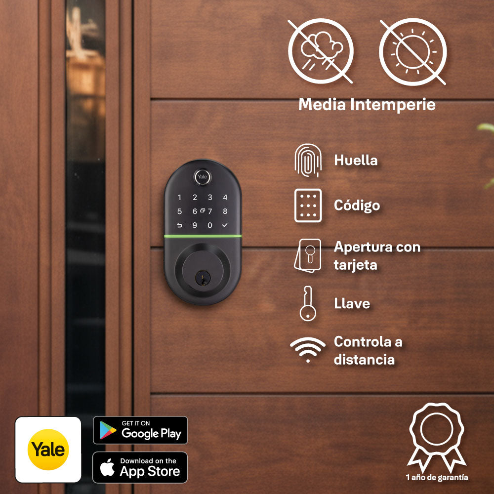 Cerradura (cerrojo) Compact con Wi-Fi integrado, hub incluido