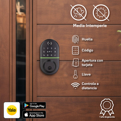 Cerradura (cerrojo) Compact con Wi-Fi integrado, hub incluido