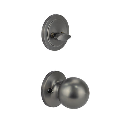 Yale Cerradura Gatillo San Cristóbal Tuxtla GunMetal | Llave-Mariposa | Cerrojo Antisegueta 1" | Cilindro Latón 5 Pernos (Copia)