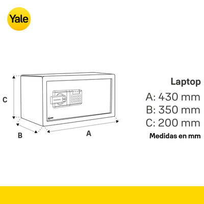 Caja fuerte digital laptop