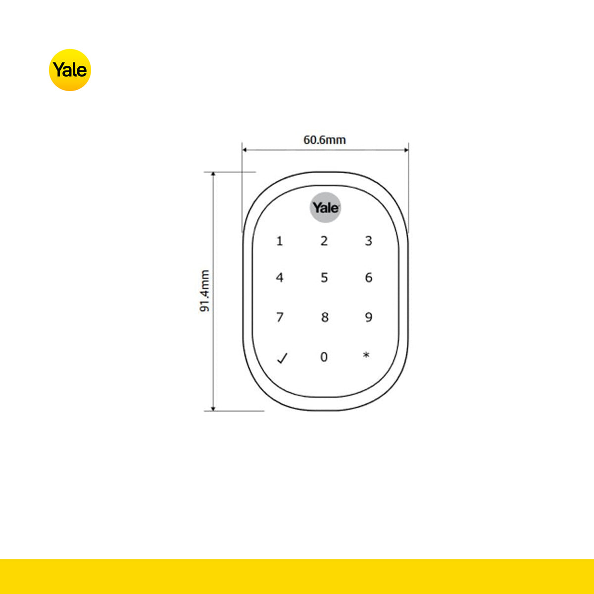 Cerradura YRD256 con opción a Wi-Fi