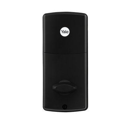 Cerradura Yale YDD120 sin Wi-Fi con teclado táctil y llave de respaldo, acabado negro
