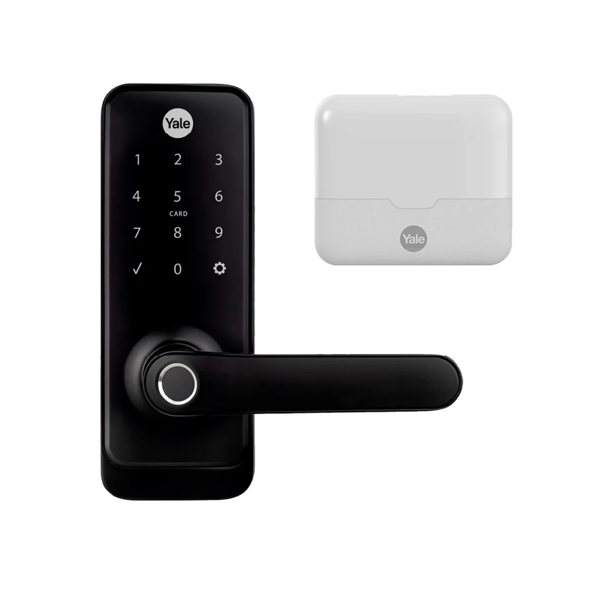 Cerradura Digital YMC300 con hub para exteriores.