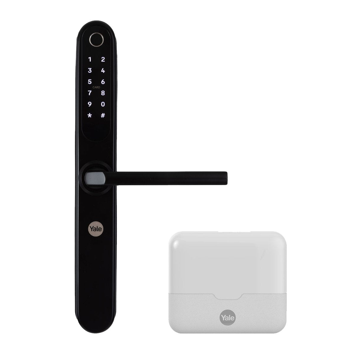 Cerradura Digital YSD100 para puertas de madera 5085 Negro, con hub incluido.